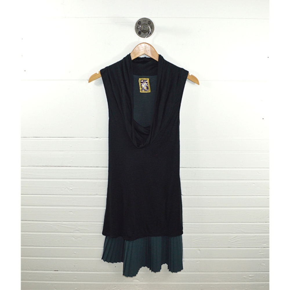 Free People Parisian Cowl Neck Mini Dress#101-3078